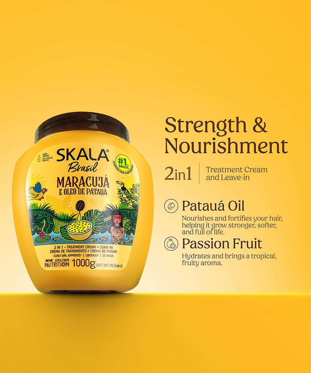 Skala Brasil Maracuja Creme de Tratamento, Conditioner 1000 ml