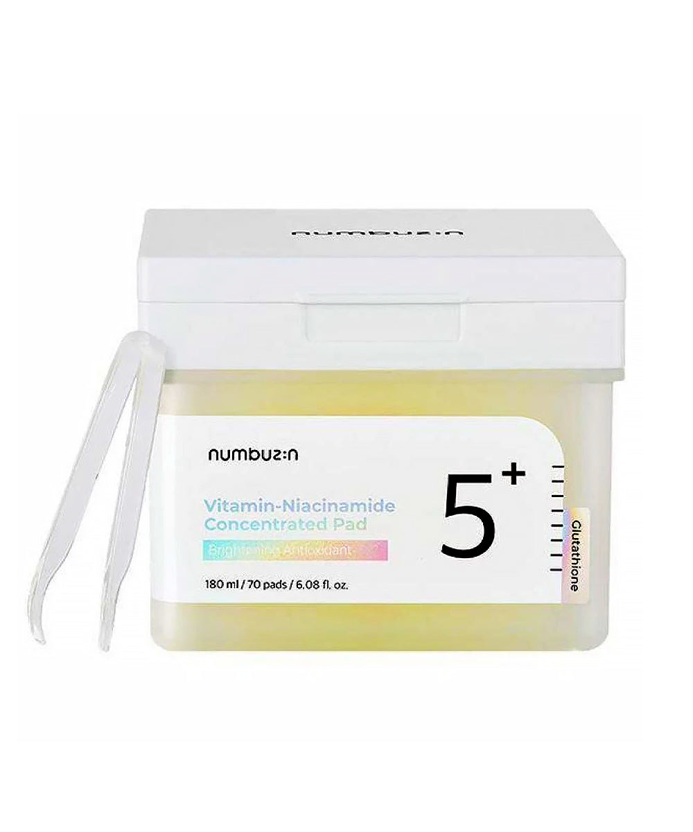 Numbuzin – No.5 Vitamin + Niacinamide Concentrated Pad (70 pads)