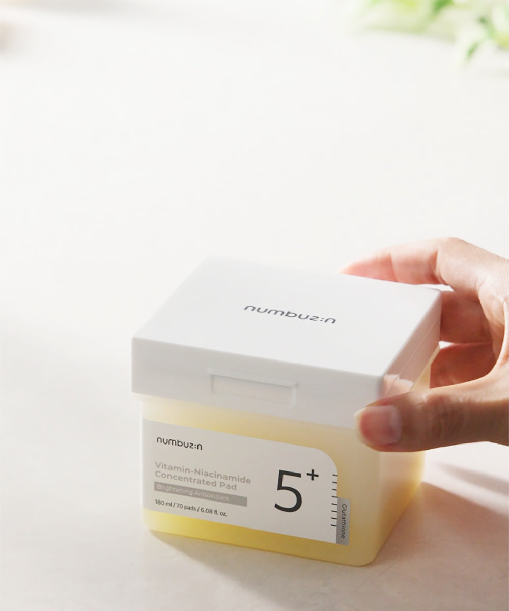 Numbuzin – No.5 Vitamin + Niacinamide Concentrated Pad (70 pads)