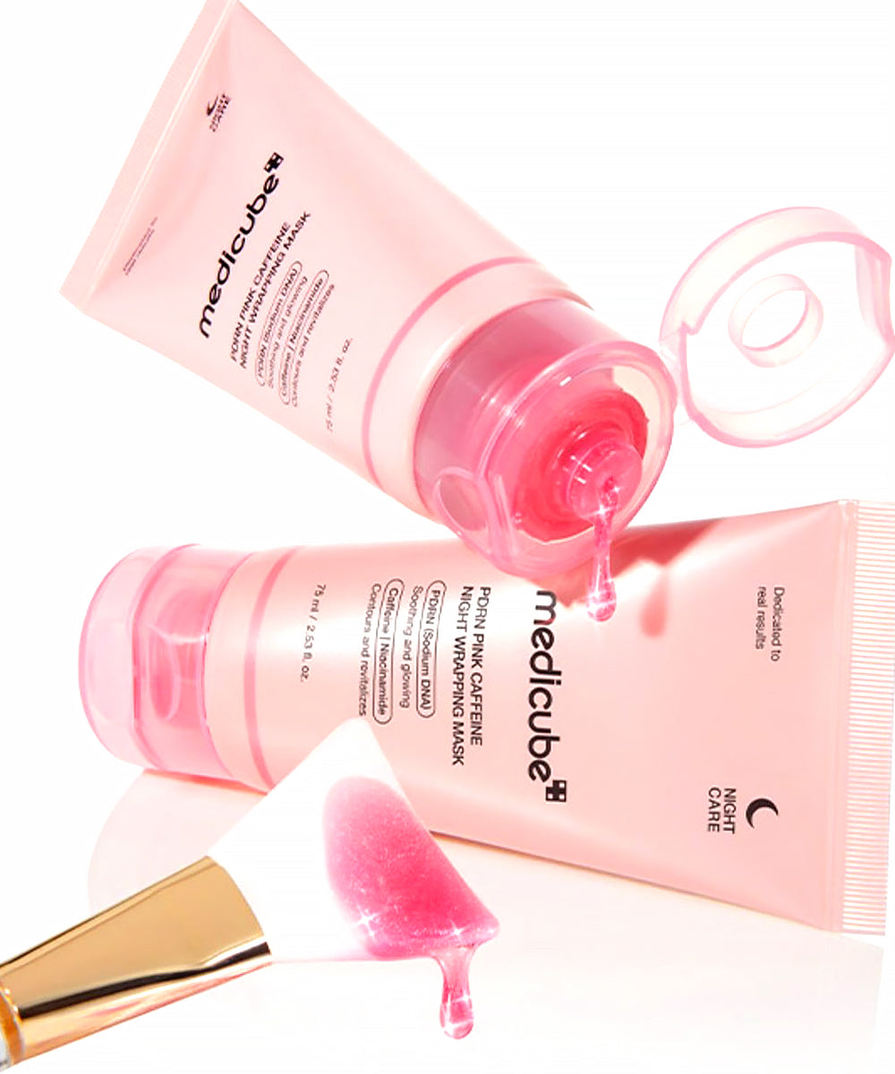 Medicube – PDRN Pink Caffeine Night Wrapping Mask