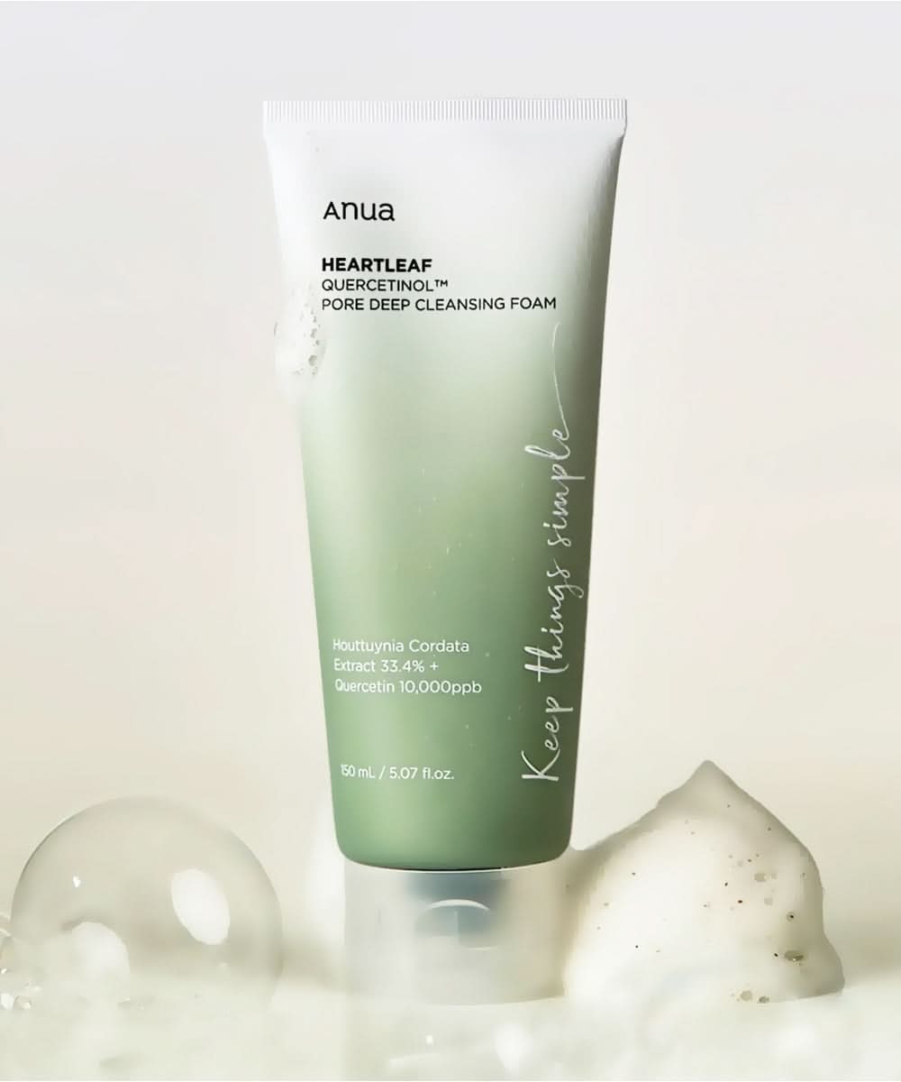 Anua – Heartleaf Quercetinol Pore Deep Cleansing Foam