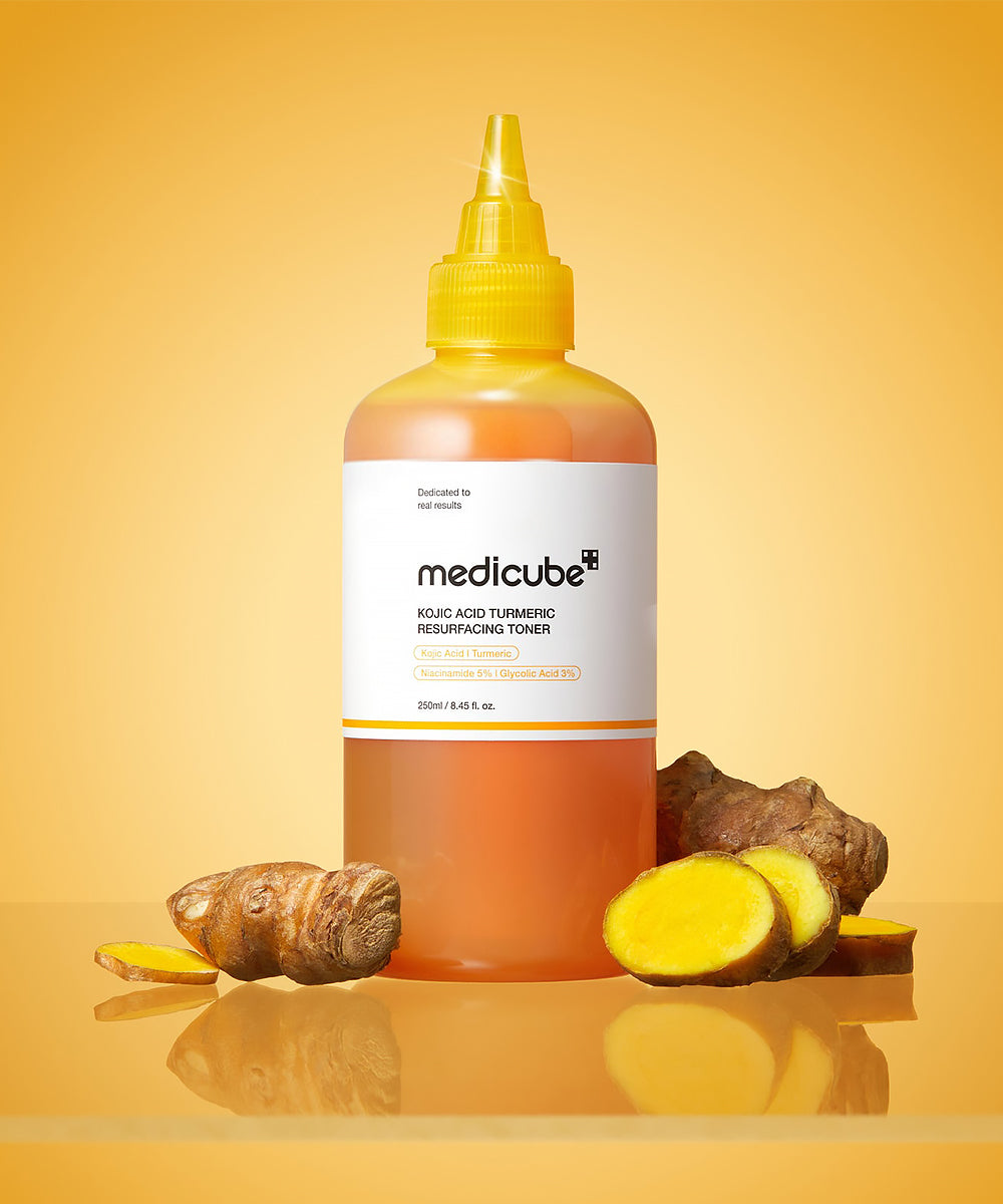 Medicube – Kojic Acid Turmeric Resurfacing Toner (250 ml)