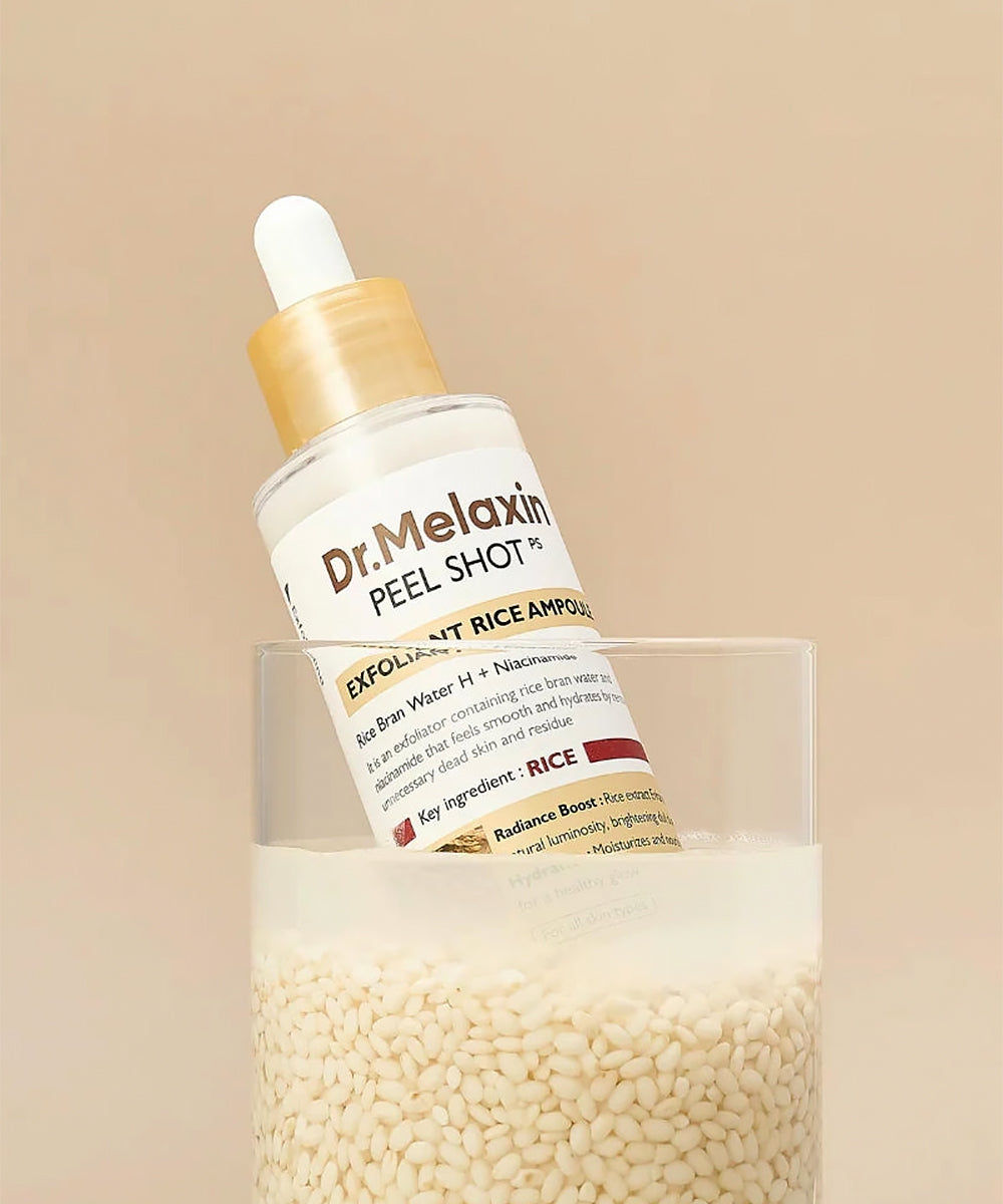 Dr. Melaxin – Peel Shot Exfoliant Rice Ampoule