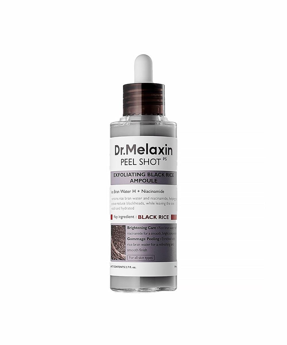 Dr. Melaxin – Peel Shot Exfoliating Black Rice Ampoule