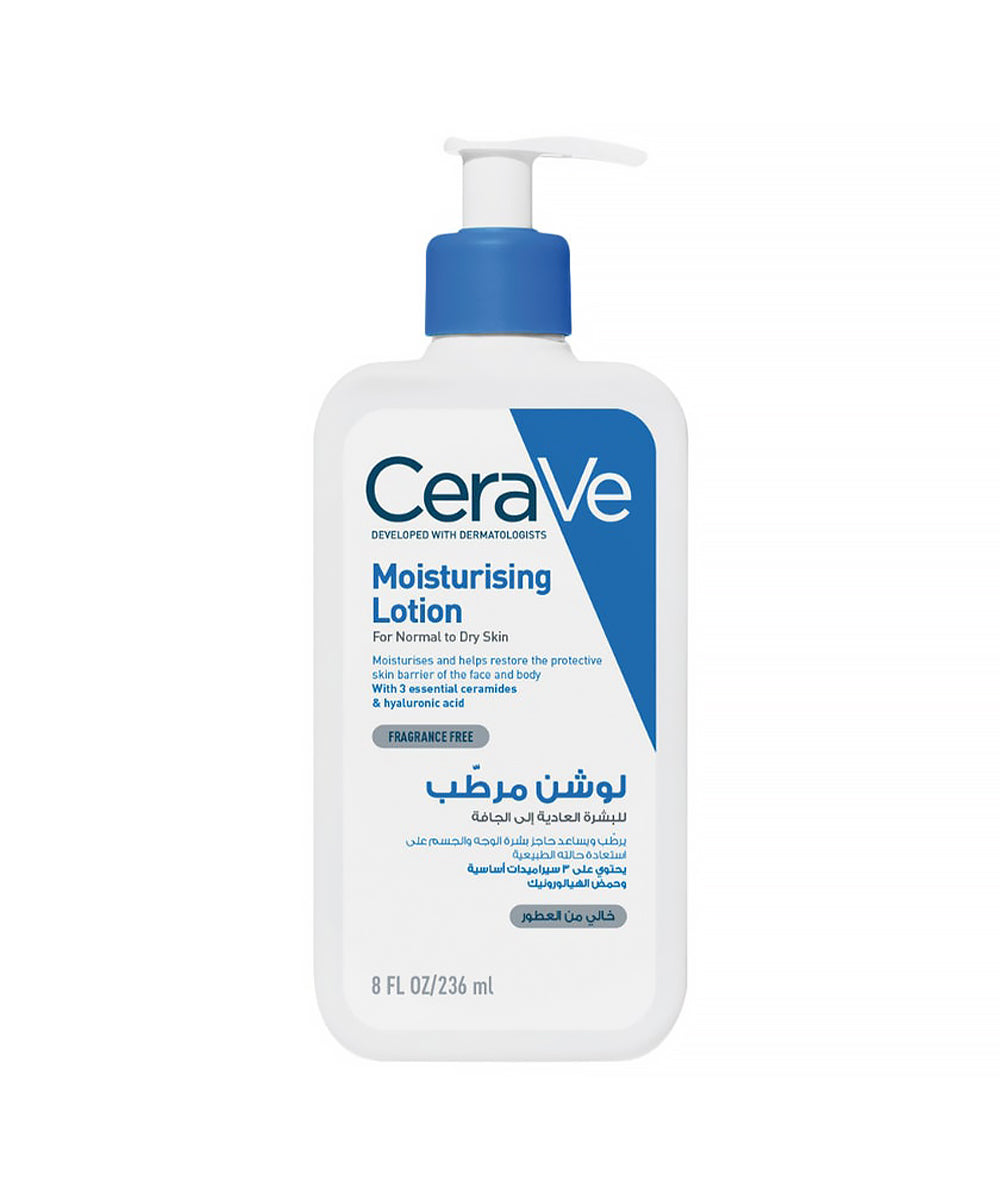 CeraVe Moisturizing Lotion for Normal to Dry Skin for Face and Body - 236 ml