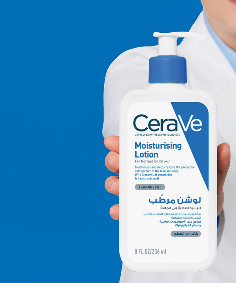 CeraVe Moisturizing Lotion for Normal to Dry Skin for Face and Body - 236 ml