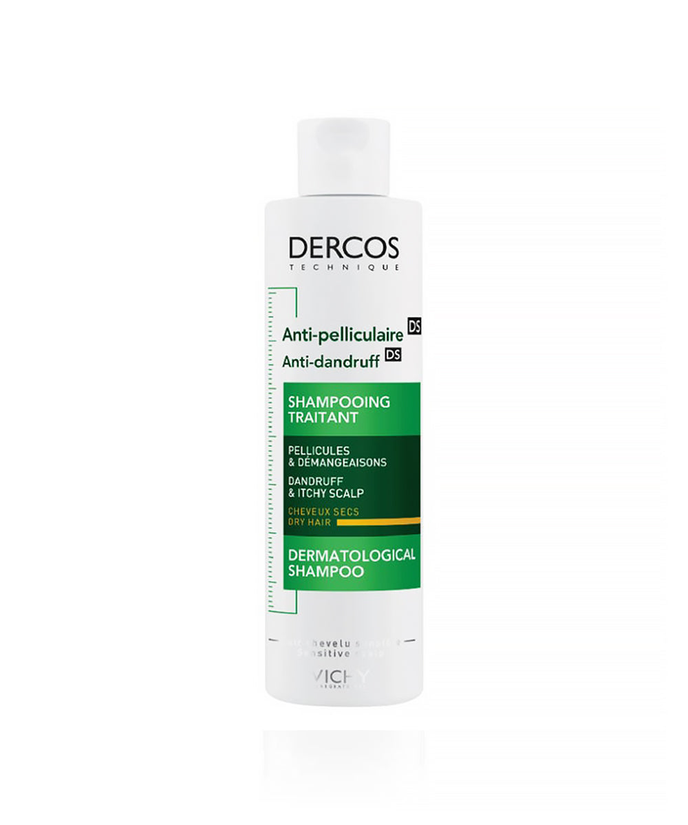 Vichy Dercos – Anti-Dandruff DS Treatment Shampoo for Dry Hair