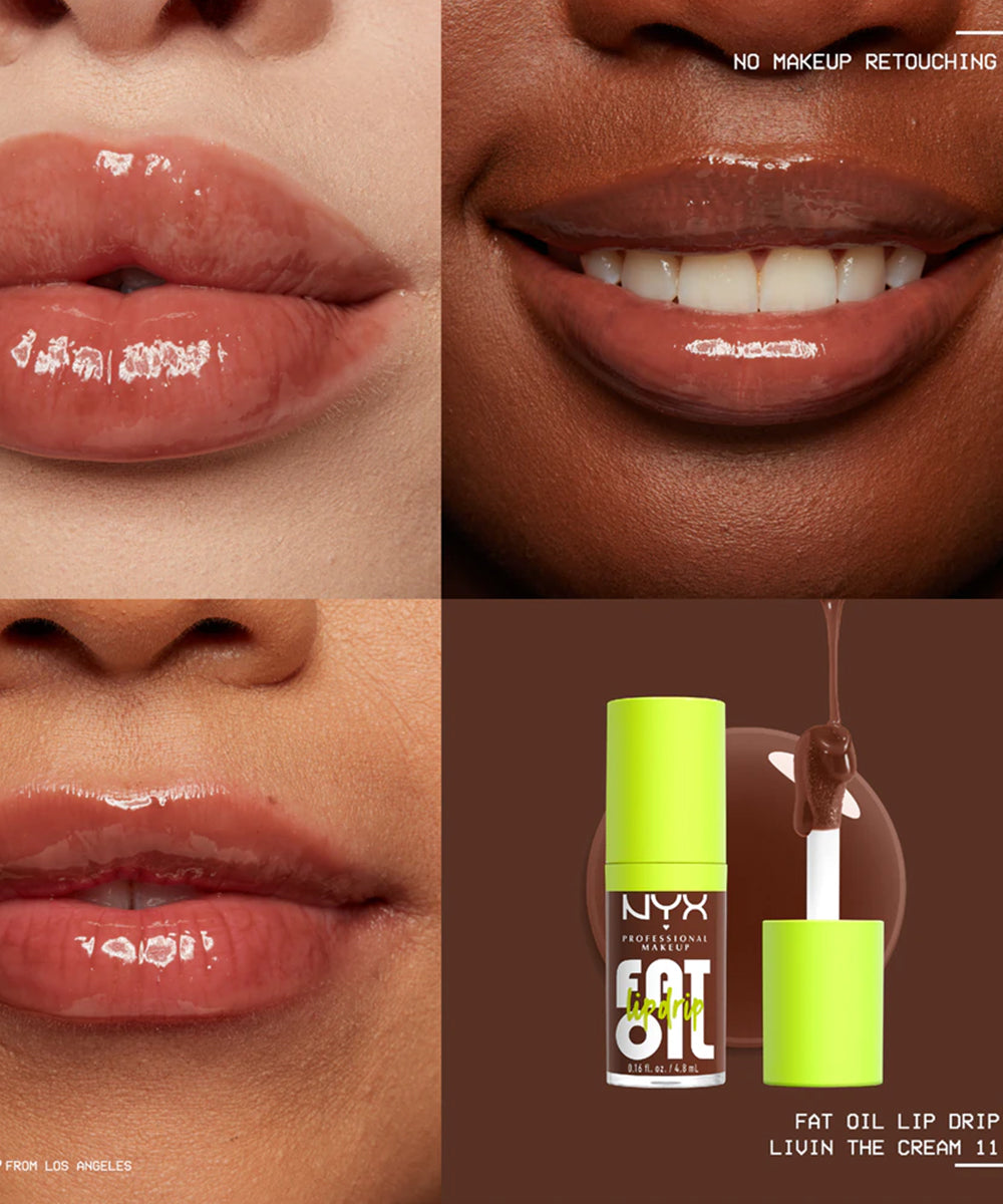 NYX Gloss Fat Oil Drip Lip Gloss 11 Livin' The Cream