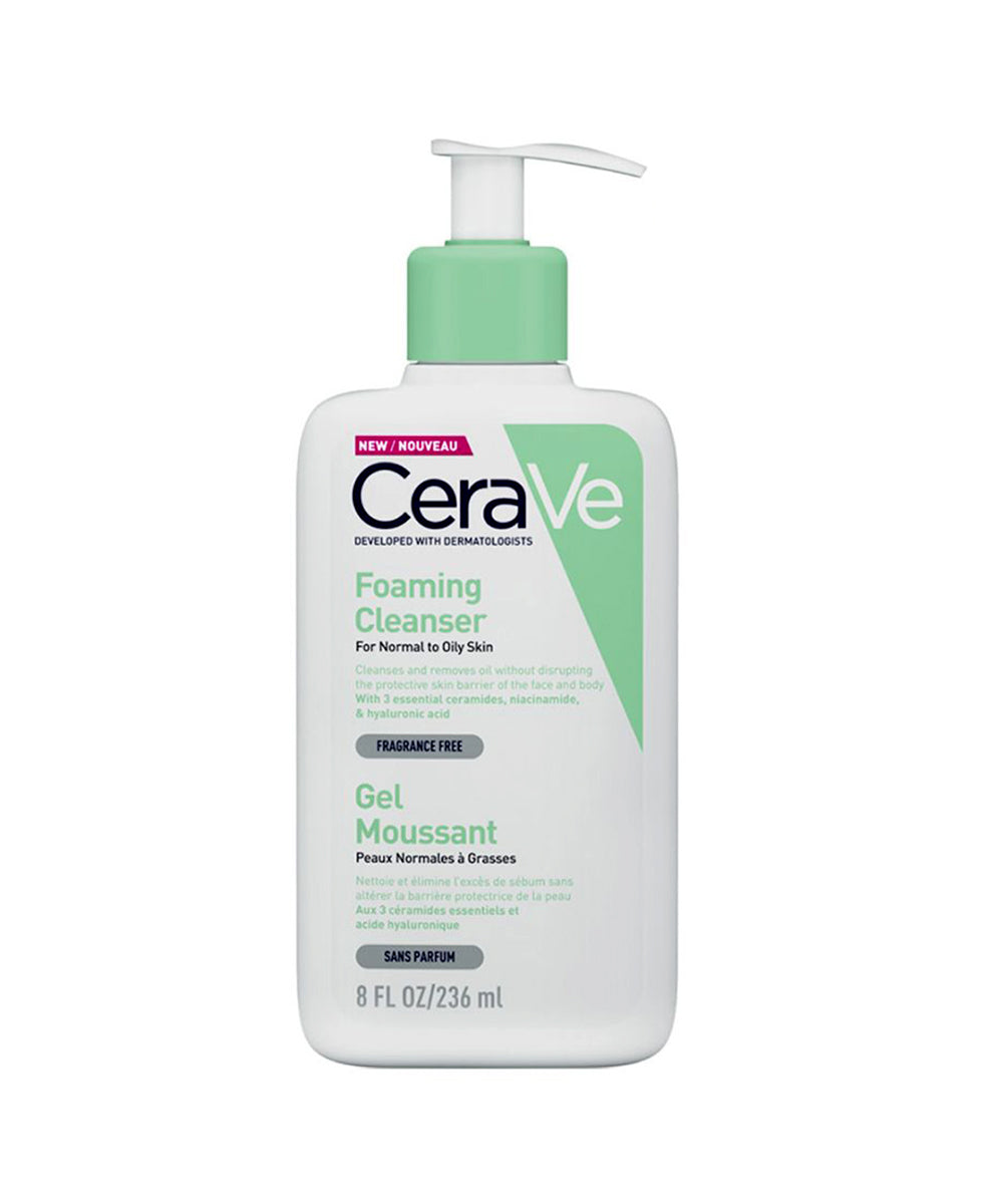 CeraVe Foaming Cleanser For Normal to Oily Skin - 236 ml