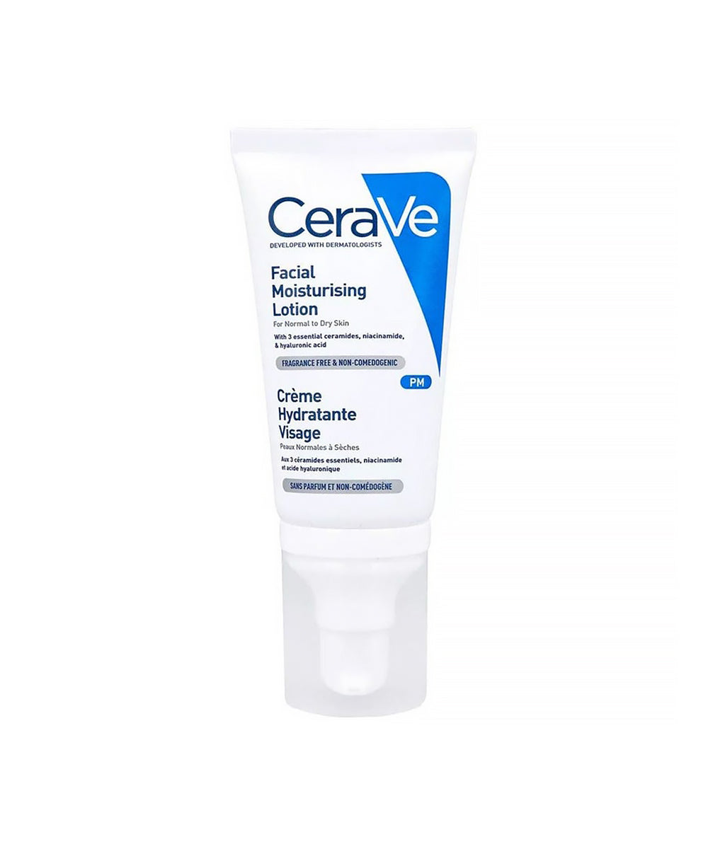 Cerave PM Facial Moisturizing Lotion Night Cream with Hyaluronic Acid - 52 ml