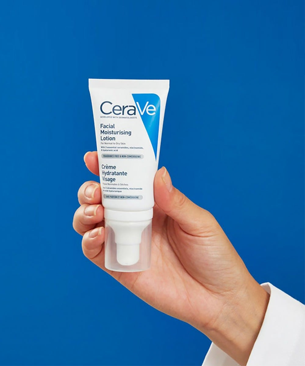 Cerave PM Facial Moisturizing Lotion Night Cream with Hyaluronic Acid - 52 ml