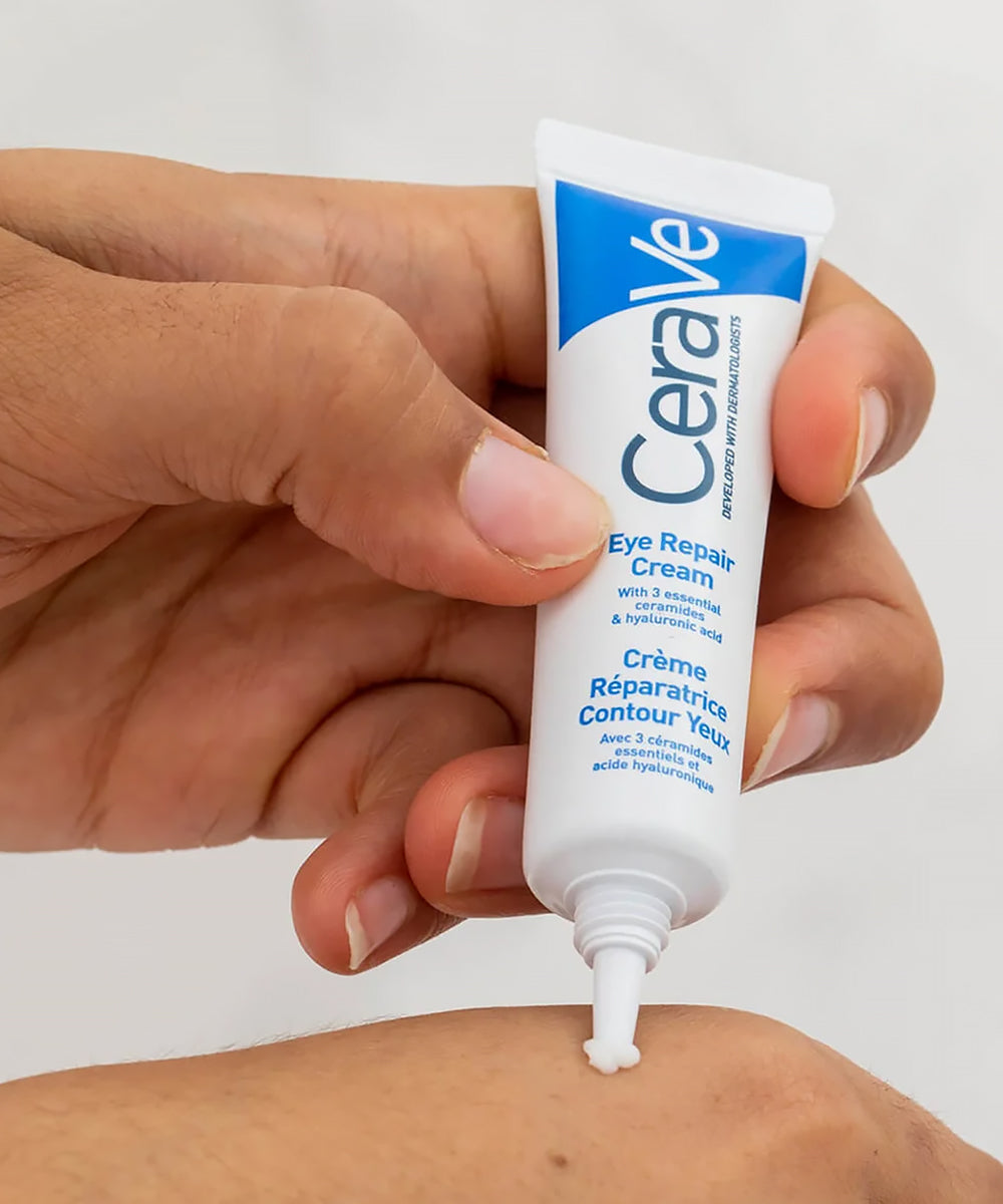 Cerave Eye Repair Cream for Dark Circles and Puffiness with Hyaluronic Acid - 14 ml